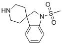 结构式 CAS# 178261-41-1, 1-(甲基磺酰基)螺[吲哚啉-3,4'-哌啶]
