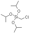 structure of CAS# 18162-82-8, Chloromethyltriisopropoxysilane