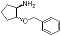 结构式 CAS# 181657-56-7, (1R,2R)-(-)-2-(苄氧基)环戊胺