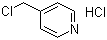 结构式 CAS# 1822-51-1, 4-氯甲基吡啶盐酸盐
