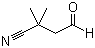 structure of CAS# 18240-73-8, 2,2-Dimethyl-4-oxobutanenitrile;2,2-Dimethylsuccinaldehydonitrile