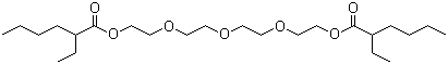 结构式 CAS# 18268-70-7, 四乙二醇双异辛酸酯; 2-乙基己酸四甘醇酯