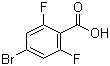结构式 CAS# 183065-68-1, 4-溴-2,6-二氟苯甲酸