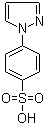 结构式 CAS# 18336-38-4, 1-(4-苯磺酸基)吡唑