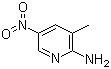 structure of CAS# 18344-51-9, 2-Amino-3-methyl-5-nitropyridine;2-Amino-5-nitro-3-picoline
