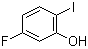 structure of CAS# 186589-87-7, 5-Fluoro-2-iodophenol;2-Hydroxy-4-fluoroiodobenzene; 2-Iodo-5-fluorophenol