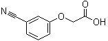 structure of CAS# 1879-58-9, 2-(3-Cyanophenoxy)acetic acid