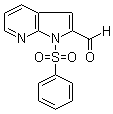 structure of CAS# 189089-91-6, 1-(Phenylsulfonyl)-1H-pyrrolo[2,3-b]pyridine-2-carboxaldehyde