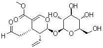 结构式 CAS# 19351-63-4, 开联番木鳖苷
