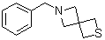structure of CAS# 1936626-65-1, 6-(Phenylmethyl)-2-thia-6-azaspiro[3.3]heptane