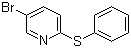 结构式 CAS# 19520-27-5, 5-溴-2-(苯硫基)吡啶