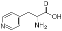 结构式 CAS# 1956-21-4, 4-吡啶丙氨酸; 3-(4-吡啶基)-DL-丙氨酸