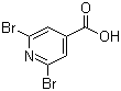 structure of CAS# 2016-99-1, 2,6-Dibromopyridine-4-carboxylic acid;2,6-Dibromoisonicotinic acid