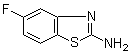 结构式 CAS# 20358-07-0, 2-氨基-5-氟苯并噻唑
