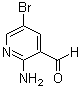 结构式 CAS# 206997-15-1, 2-氨基-5-溴吡啶-3-甲醛