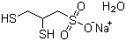 结构式 CAS# 207233-91-8, 2,3-二巯基丙磺酸钠(一水)