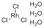 structure of CAS# 20765-98-4, Rhodium (III) chloride trihydrate