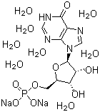 结构式 CAS# 20813-76-7, 5-肌苷一磷酸二钠盐八水合物