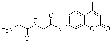 structure of CAS# 208645-74-3, Glycyl-N-(4-methyl-2-oxo-2H-1-benzopyran-7-yl)glycinamide