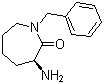 结构式 CAS# 209983-91-5, (3S)-3-氨基六氢-1-苄基-2H-氮杂卓-2-酮