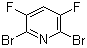 结构式 CAS# 210169-13-4, 2,6-二溴-3,5-二氟吡啶
