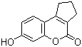 structure of CAS# 21260-41-3, 7-Hydroxy-2,3-dihydro-1H-cyclopenta[c]chromen-4-one