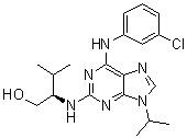 结构式 CAS# 212844-53-6, Purvalanol A