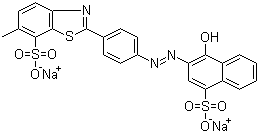 结构式 CAS# 2150-33-6, 噻嗪红