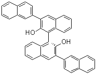 结构式 CAS# 215433-53-7, (1'R)-[2,3':1',1'':3'',2'''-四联萘]-2',2''-二醇