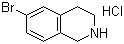 结构式 CAS# 215798-19-9, 6-溴-1,2,3,4-四氢异喹啉盐酸盐