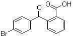 2-(4-溴苯甲酰基)苯甲酸分子结构 (CAS 2159-40-2)
