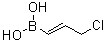 结构式 CAS# 215951-86-3, (3-氯-1-丙烯基)硼酸