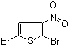 结构式 CAS# 2160-51-2, 2,5-二溴-3-硝基噻吩
