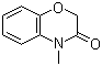 structure of CAS# 21744-84-3, 4-Methyl-2H-1,4-benzoxazin-3(4H)-one
