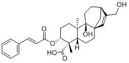 structure of CAS# 2186648-60-0, 3α-Cinnamoyloxy-9β,17-dihydroxy-ent-kaur-15-en-19-oic acid