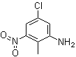 structure of CAS# 219312-44-4, 5-Chloro-2-methyl-3-nitroaniline;5-Chloro-2-methyl-3-nitrobenzenamine