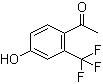 structure of CAS# 220227-53-2, 4'-Hydroxy-2'-trifluoromethylacetophenone;1-[4-Hydroxy-2-(trifluoromethyl)phenyl]ethanone