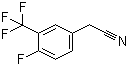 结构式 CAS# 220239-65-6, 4-氟-3-(三氟甲基)苯乙腈