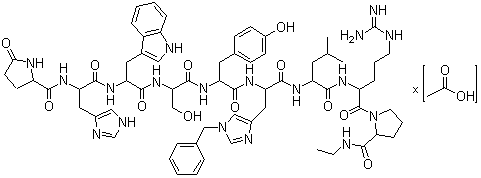 structure of CAS# 220810-26-4, Histrelin acetate;Supprelin