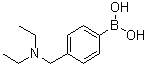 structure of CAS# 220999-48-4, [4-[(Diethylamino)methyl]phenyl]boronic acid