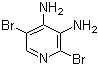 结构式 CAS# 221241-11-8, 2,5-二溴吡啶-3,4-二胺