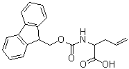 结构式 CAS# 221884-63-5, N-(9-芴基甲氧羰基)-烯丙基-DL-甘氨酸