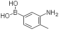 结构式 CAS# 22237-12-3, 3-氨基-4-甲基苯硼酸