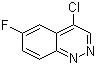 structure of CAS# 2251-62-9, 4-Chloro-6-fluorocinnoline
