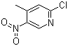 structure of CAS# 23056-33-9, 2-Chloro-4-methyl-5-nitropyridine;2-Chloro-5-nitro-4-picoline