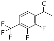 structure of CAS# 237761-82-9, 1-[2,3-Difluoro-4-(trifluoromethyl)phenyl]ethanone
