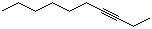 structure of CAS# 2384-85-2, 3-Decyne