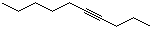 structure of CAS# 2384-86-3, 4-Decyne