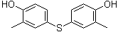 结构式 CAS# 24197-34-0, 二(4-羟基-3-甲基苯基)硫醚