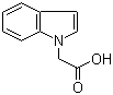 structure of CAS# 24297-59-4, Indol-1-yl-acetic acid;2-(1H-Indol-1-yl)acetic acid